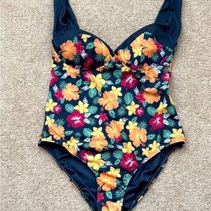 Disney Resort Sweetheart Padded Floral One-piece Swimsuit
